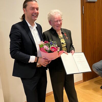 Bundesverdienstkreuz f&uuml;r Renate Deike