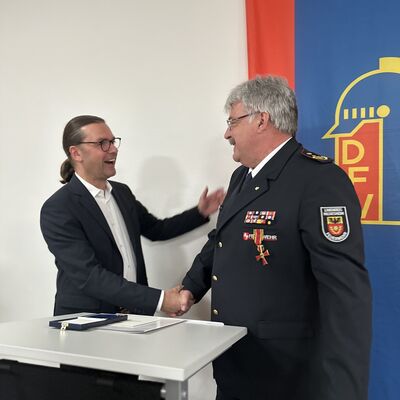 bundesverdienstkreuz f&uuml;r Josef Franke