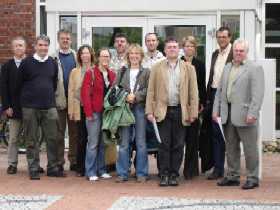 Denkmalschützer Petrer Gorczytza (r.) konnte bereits zum dritten Mal zahlreiche Kollegen zum Erfahrungsaustausch in Hildesheim begrüßen