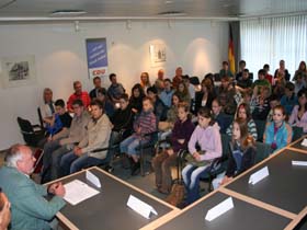 Landrat Reiner Wegner begrüßte zum Zukunftstag 58 Schülerinnen und Schüler sowie die Betreuer aus den Fachdiensten der Hildesheimer Kreisverwaltung